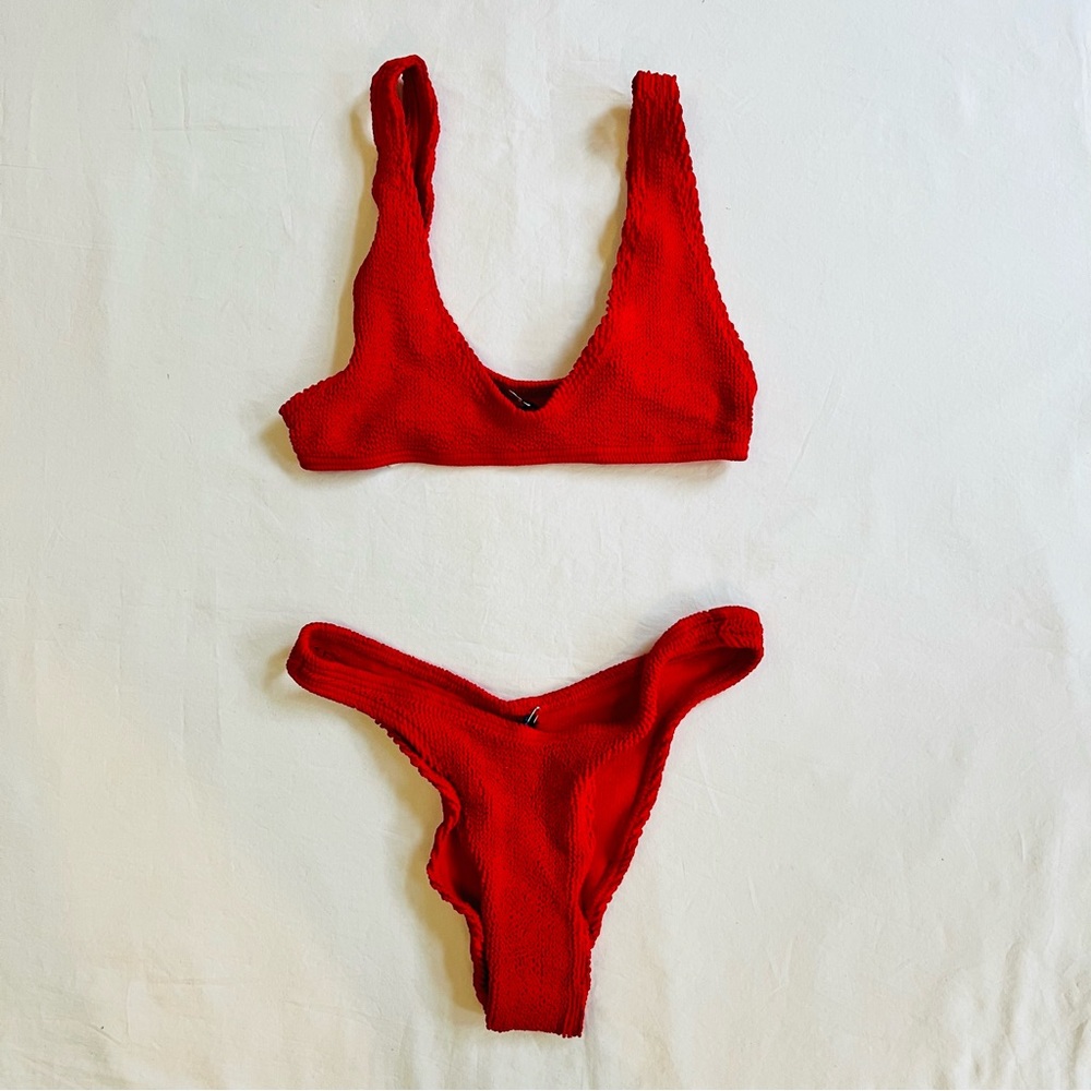 bound By Bond Eye Red Bikini O/S